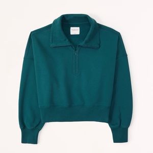 WORN Collar Half-Zip sweatshirt from Abercombie & Fitch